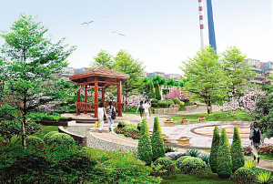 天津漓江里小游園 中國風景園林網