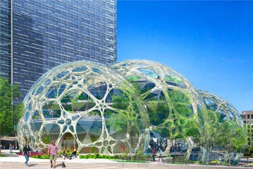 美國西雅圖亞馬遜公司總部新園區(qū)