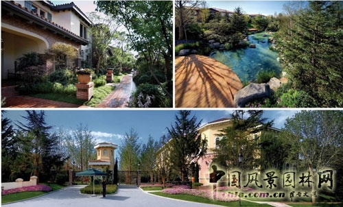 滟瀾山景觀設(shè)計以托斯卡納純美的自然風光為藍本，突出了鮮花、溪澗、山谷等景觀元素