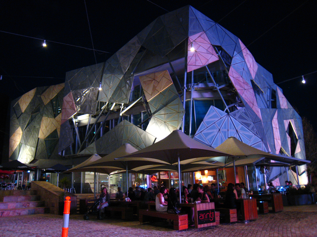 墨爾本聯邦廣場 聯邦廣場 城市廣場 廣場設計