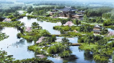 九洲池效果圖 （資料圖片）