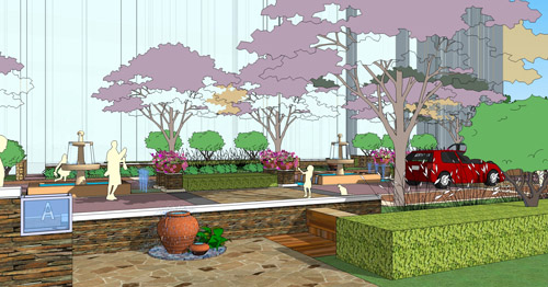 易德地景 魯旸 景觀設計 信達理想城