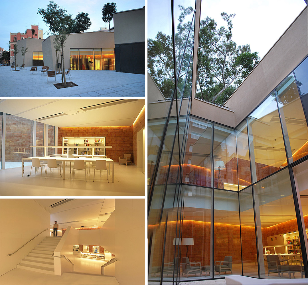 該項目旨在原有花園下方建造