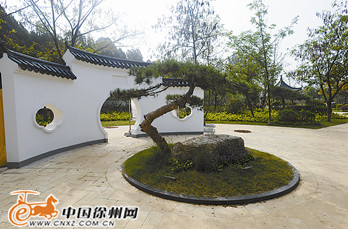 徐州首座下沉式城市園林亮相