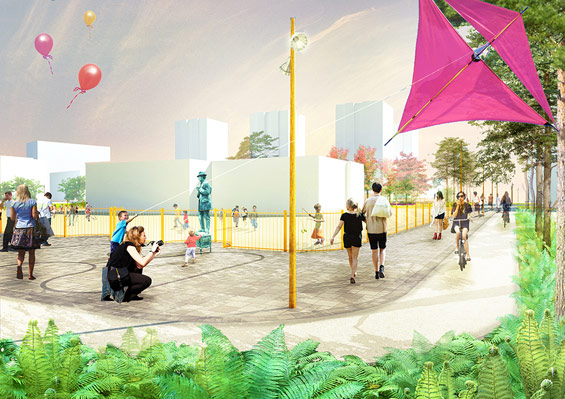 俄羅斯人居獎最佳公共空間設計:亞尼拉村落