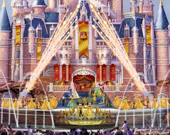 上海迪士尼樂園景觀方案效果圖