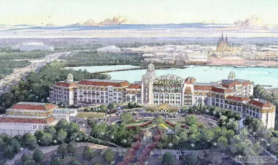 上海迪士尼樂園景觀方案效果圖