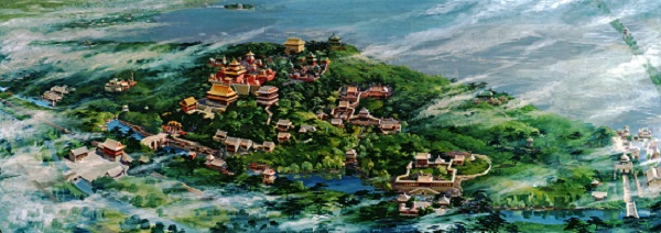 北京古建院金柏苓作品《清漪園后山圖》捐贈(zèng)儀式