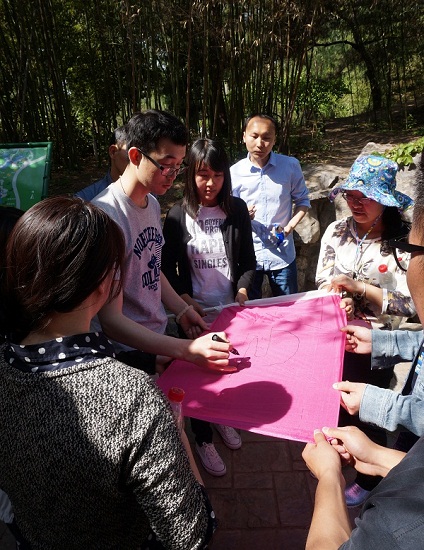 五四青年節北京古建院開展拓展訓練致敬青春