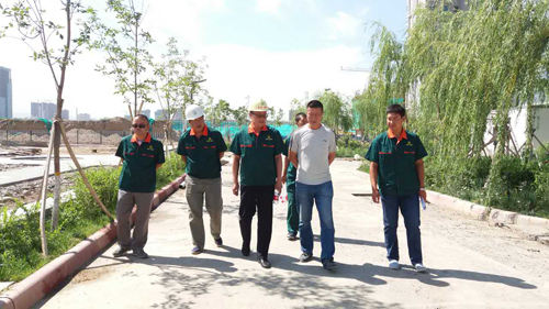 建咨園林公司開展工程質量安全生產大檢查