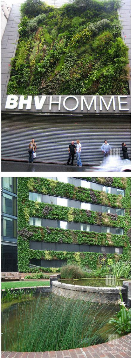 全球28個經典的垂直綠化、屋頂花園