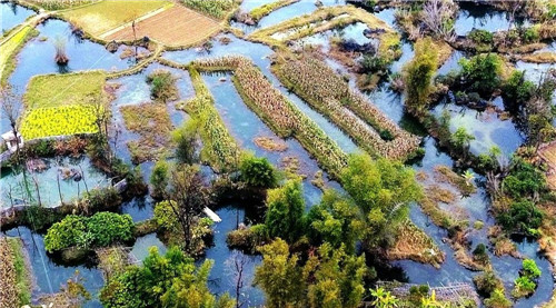 航拍生態(tài)綠洲——都安澄江國(guó)家濕地公園