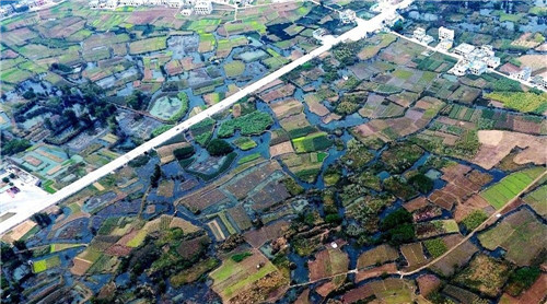 航拍生態(tài)綠洲——都安澄江國(guó)家濕地公園