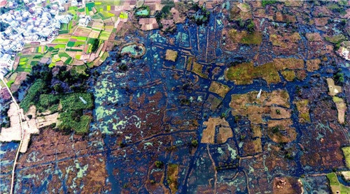 航拍生態(tài)綠洲——都安澄江國(guó)家濕地公園