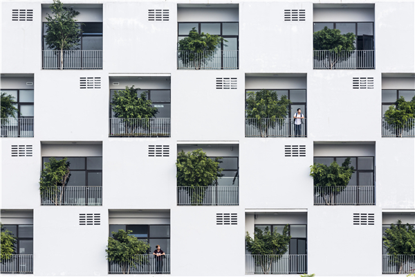越南FPT大學(xué)行政樓設(shè)計(jì)：混凝土建筑中的綠色體驗(yàn)