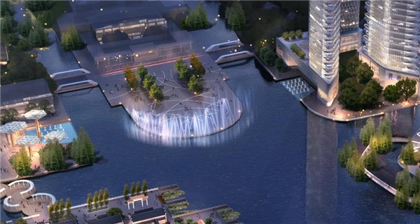 順景園林丨蒼南綠能小鎮綠緣湖景觀設計