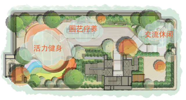 怡境設計丨重慶龍湖頤年公寓康復花園