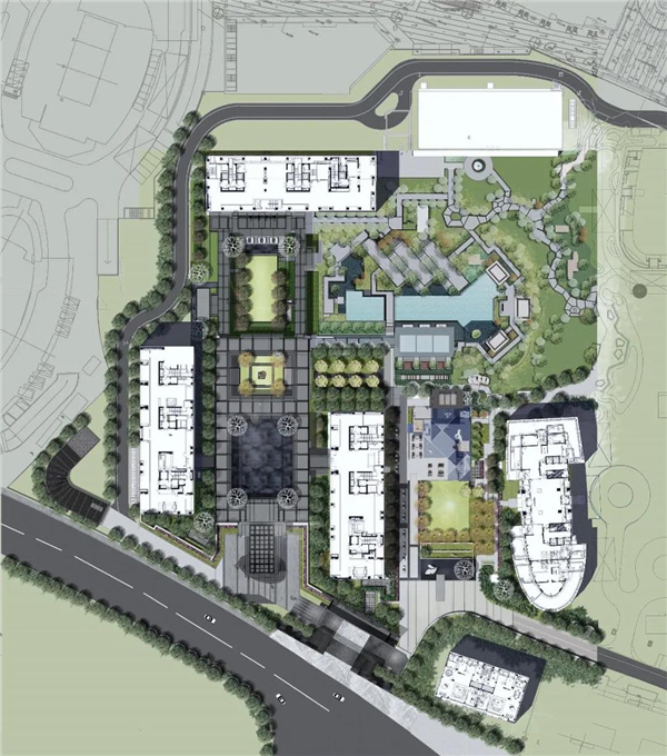 朗道國際設計丨融創濱江壹號院大區