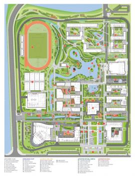 景觀設計案例之昆山西部高中總體規劃