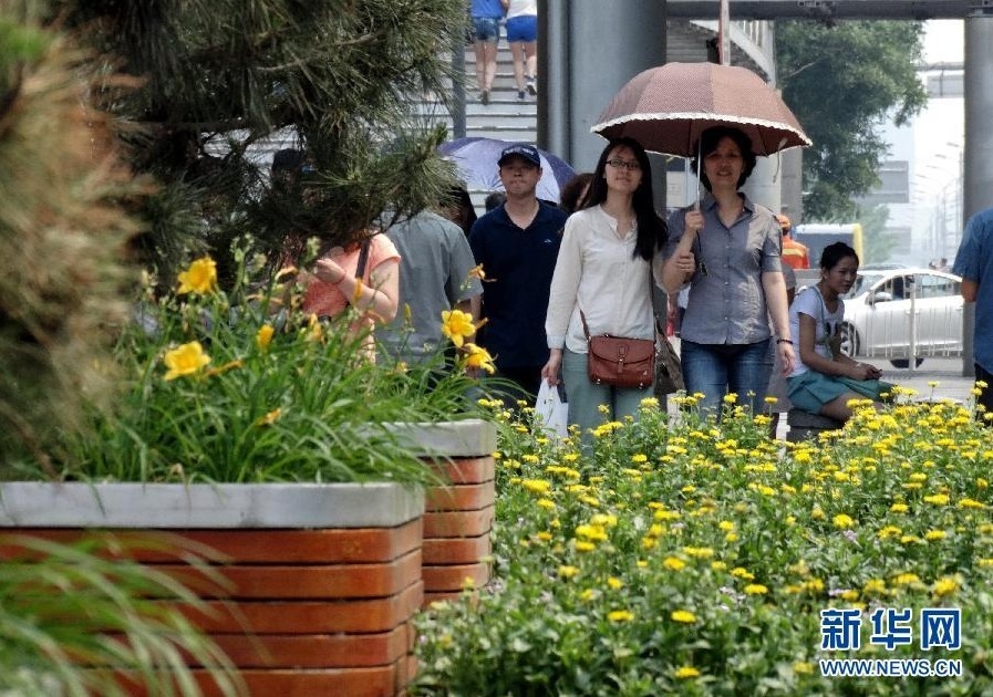 北京:加大城市綠化工作 鮮花扮靚城市生活