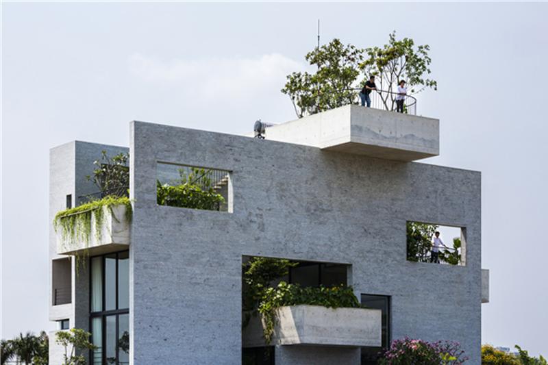 Binh住宅：東南亞地區的涼爽樹屋