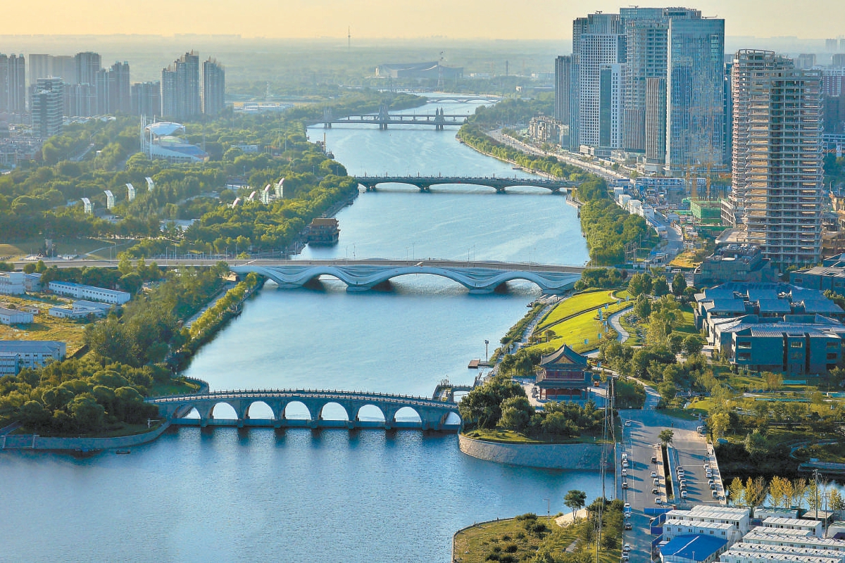 北京通州：千年古運(yùn)河 滿目是新景
