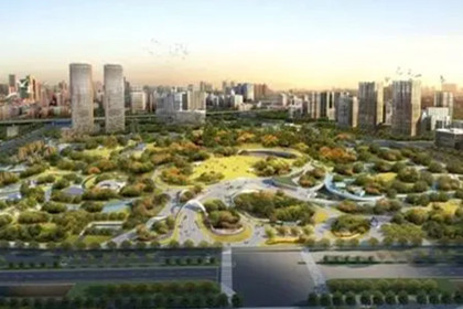 摩天大樓間，杭州的超級中央公園要來了